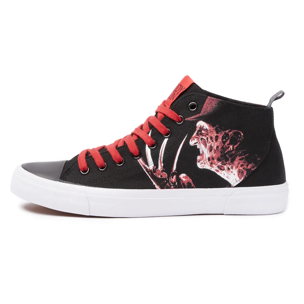 AKEDO X Freddy Vs. Jason Team Freddy Noir Chaussures Coupe Haute Adulte - UK10 / EU44.5 Image 1