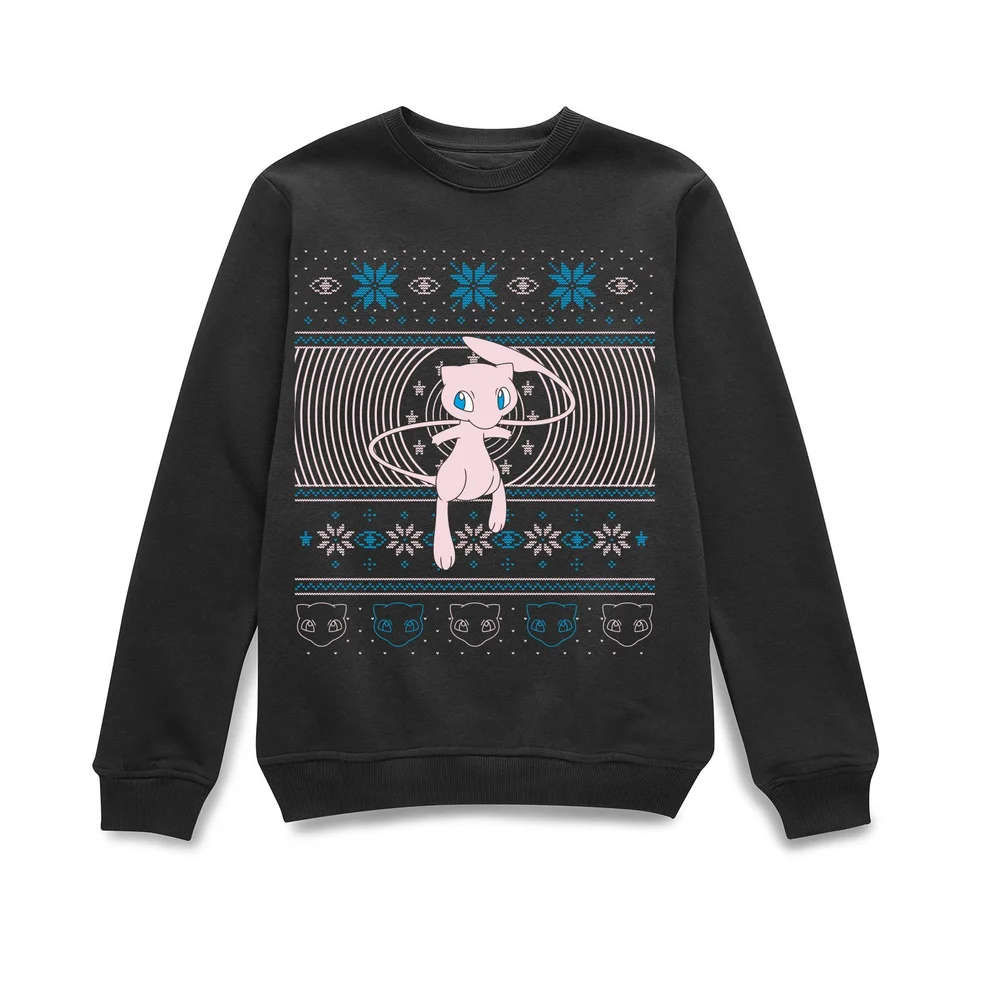 Pokémon All I Want For Christmas Is Mew Pull Unisexe - Noir - S Image 1