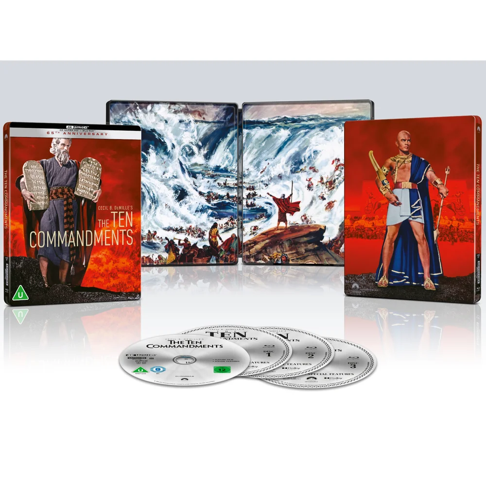 Les dix commandements (1923 & 1956) | Steelbook4k Ultra HD Image 1