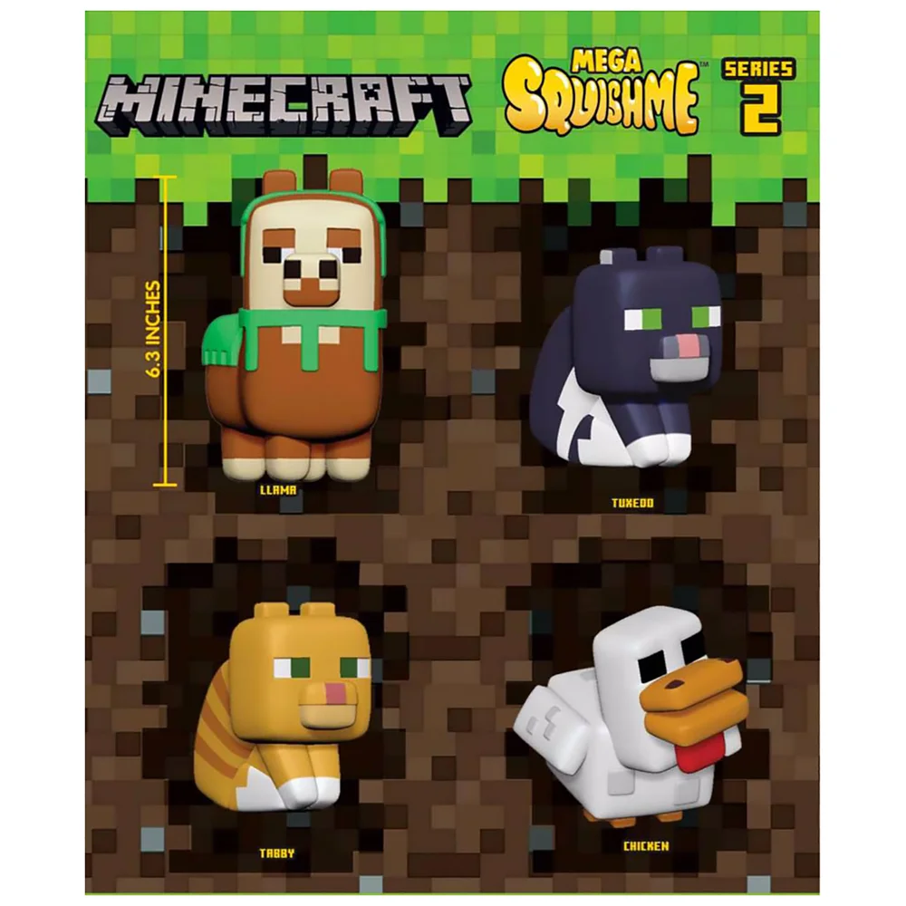 Minecraft Mega Squishme 16cm Anti-Stress Figure Squishy Image 1
