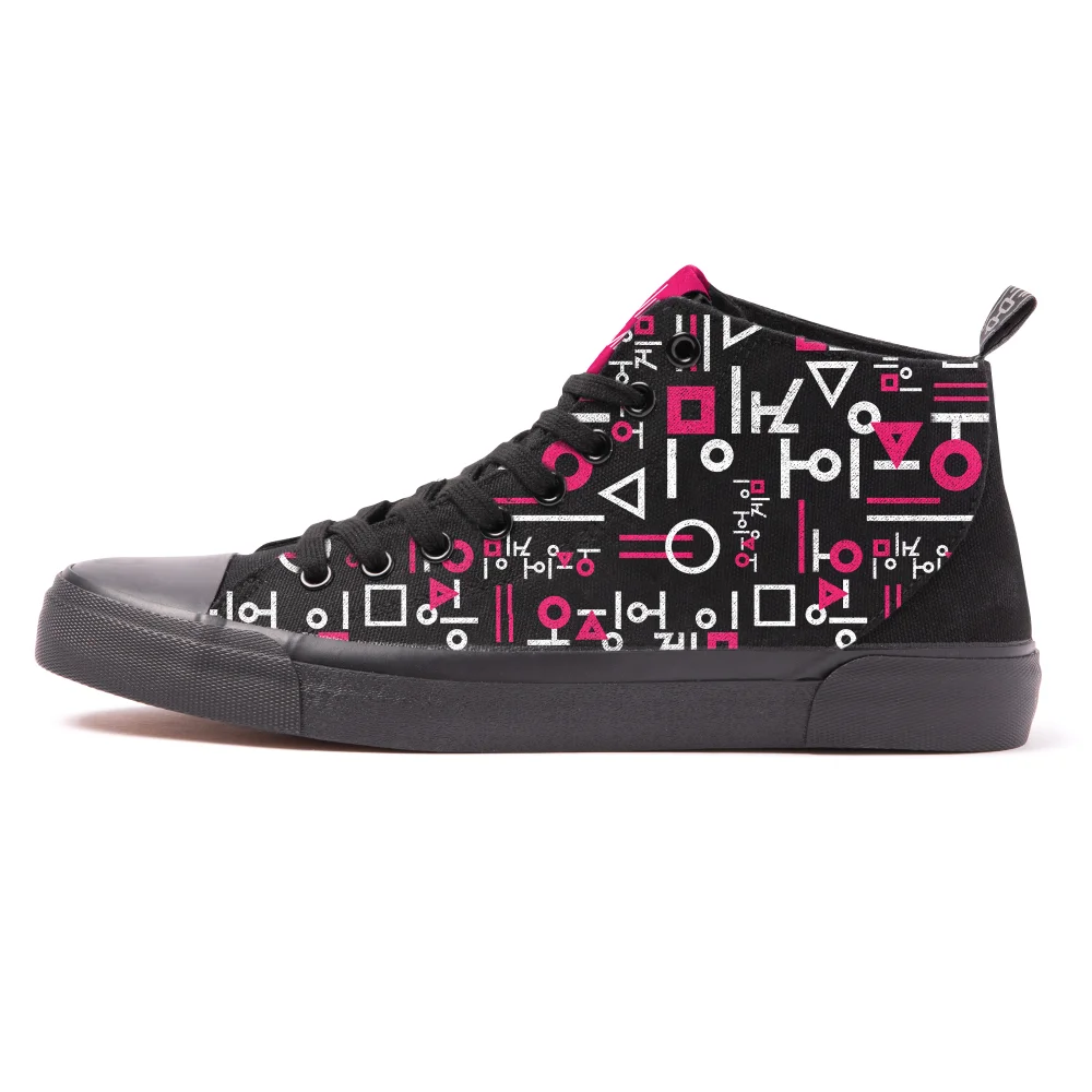AKEDO X Squid Game Chaussures Coupe Haute Noir - UK3 / EU35.5 Image 1