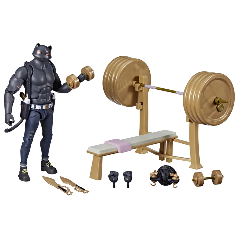 Hasbro Fortnite Victory Royale Series Meowscles (Shadow) Deluxe Pack Action Figure - 15 cm Image 1