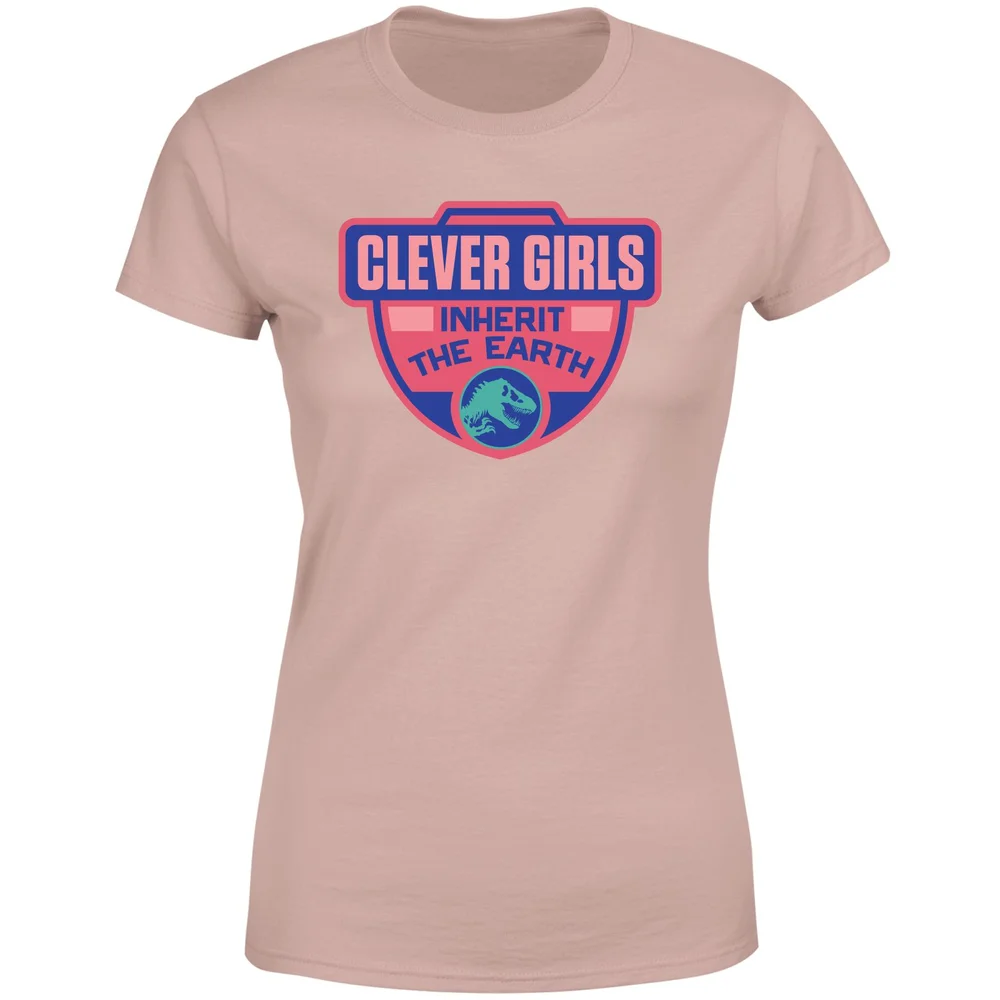 Jurassic Park Clever Girls Inherit The Earth Women's T-Shirt - Dusty Pink - XL Image 1