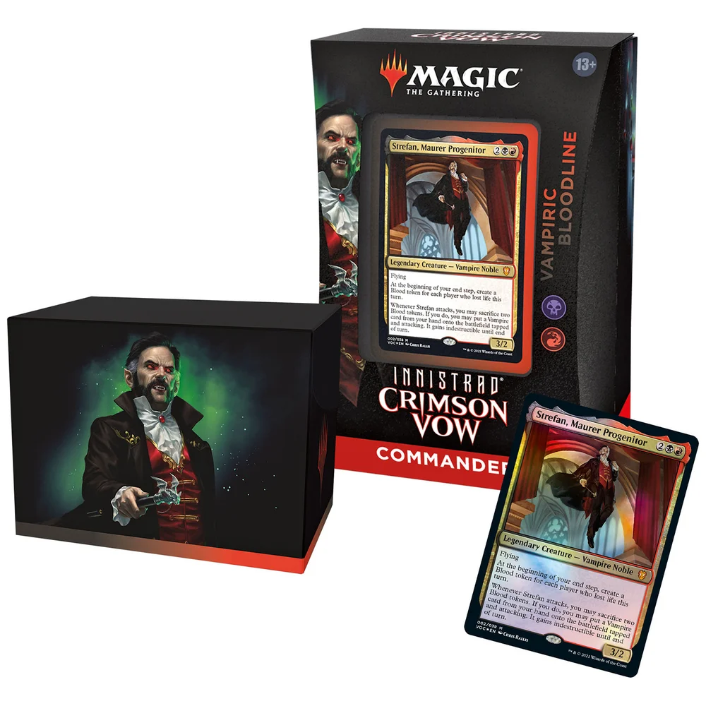 Magic: The Gathering - Innistrad: Crimson Vow Commander Deck - Vampiric Bloodline Image 1