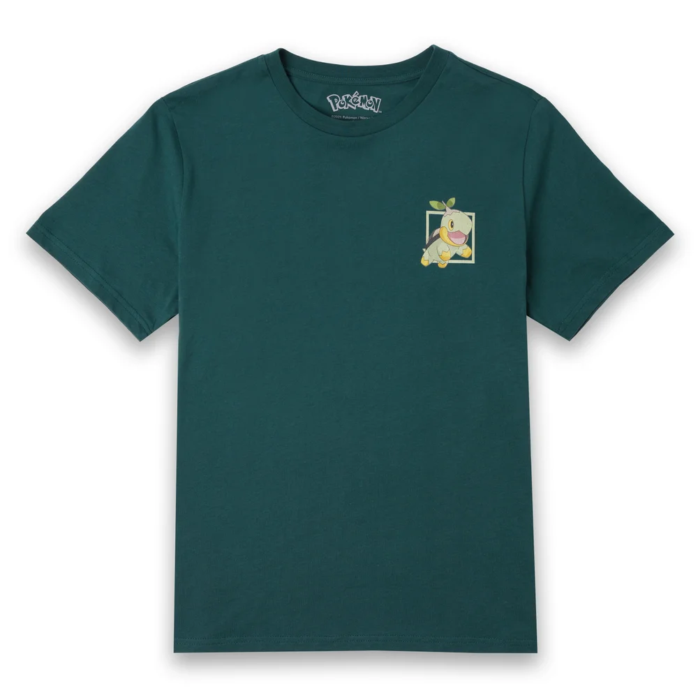 Pokémon Tortipouss T-Shirt Unisexe - Vert - S Image 1
