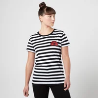 Stranger Things Demogorgon 1983 T-Shirt Femme - Noir rayé