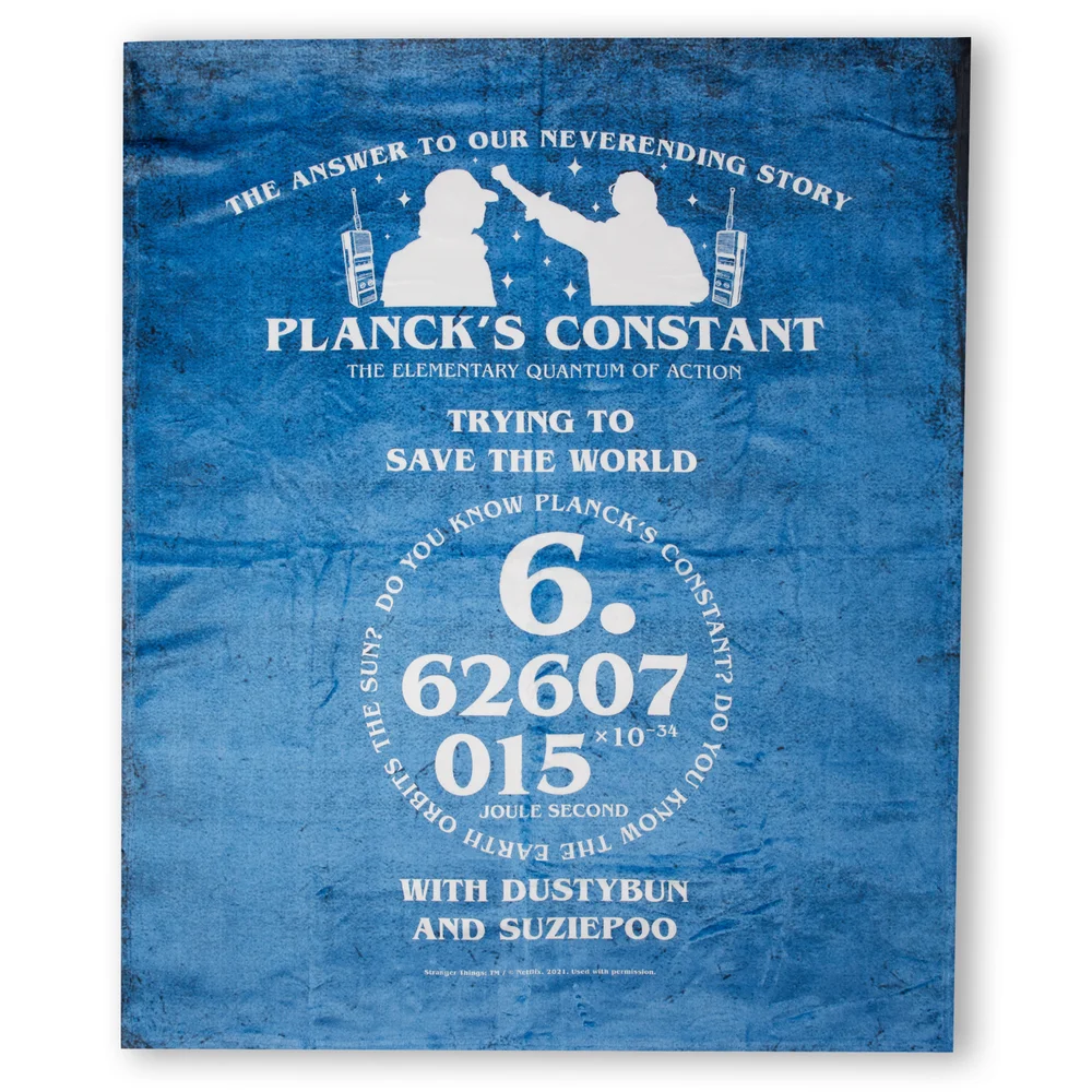 Stranger Things Planck's Constant Couverture Polaire - M Image 1