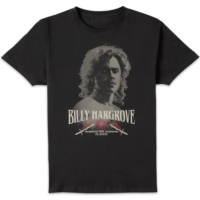 Stranger Things Billy Hargrove T-Shirt Homme - Noir