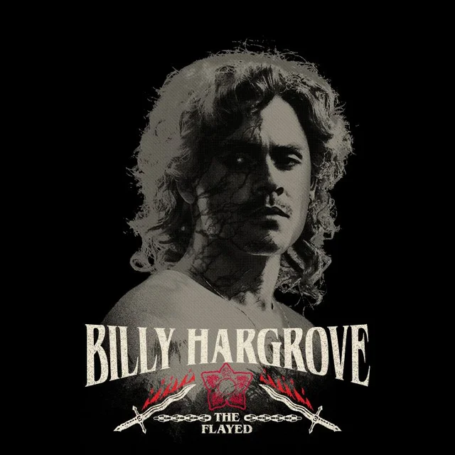 Stranger Things Billy Hargrove T-Shirt Homme - Noir