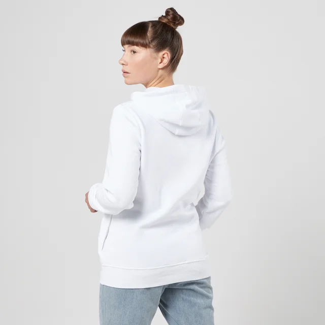 Stranger Things El And Max Material Girls Sweat à Capuche - Blanc