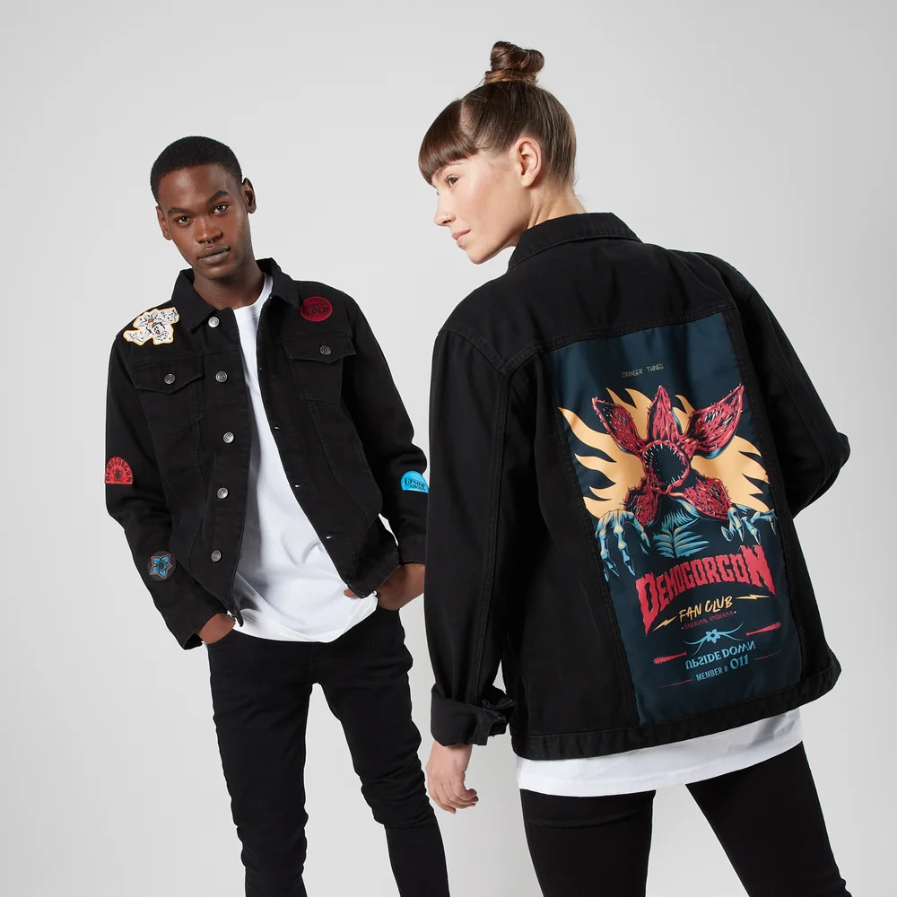Stranger Things The Demogorgon Fan Club Veste Denim - Noir - L - Noir Image 1