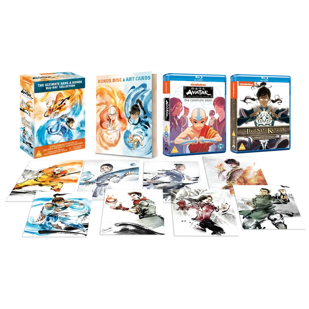 The Ultimate Avatar: The Legend Of Aang & The Legend Of Korra Complete Blu-Ray Collection Image 1