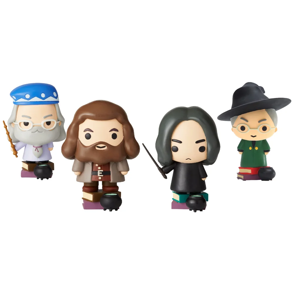Wizarding World of Harry Potter Hogwarts Teachers Charm Figures 4 Pack Image 1