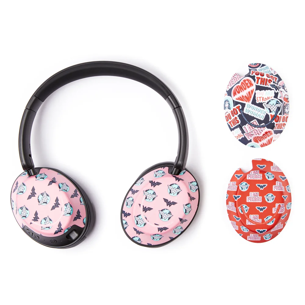MOTH x Wonder Woman I Am Fierce Over-Ear Headphones & Caps Image 1