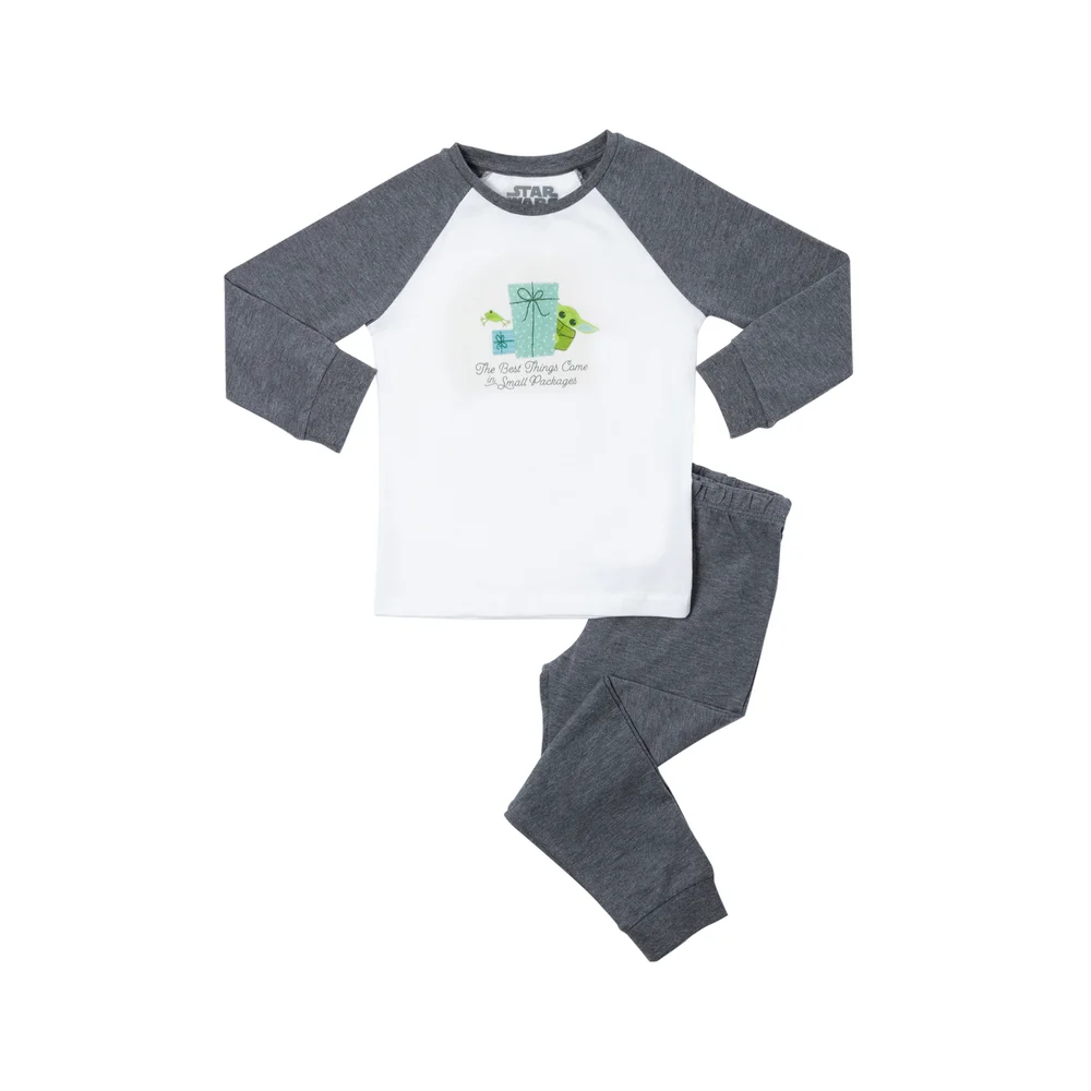 Star Wars Yoda Gift Babies/Toddler Pyjamas - Grey - 6-9 months Image 1