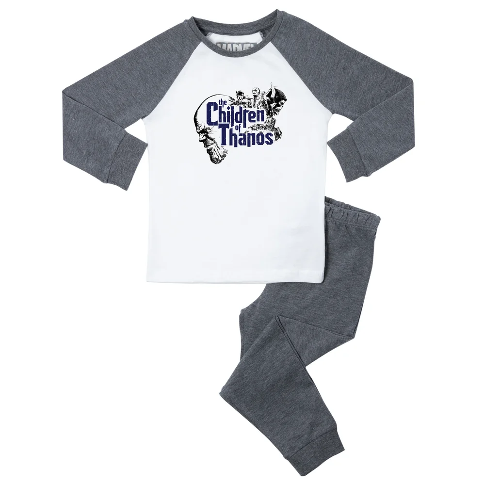 Marvel Children Of Thanos Kids' Pyjamas - Grey White - 3-4 ans Image 1