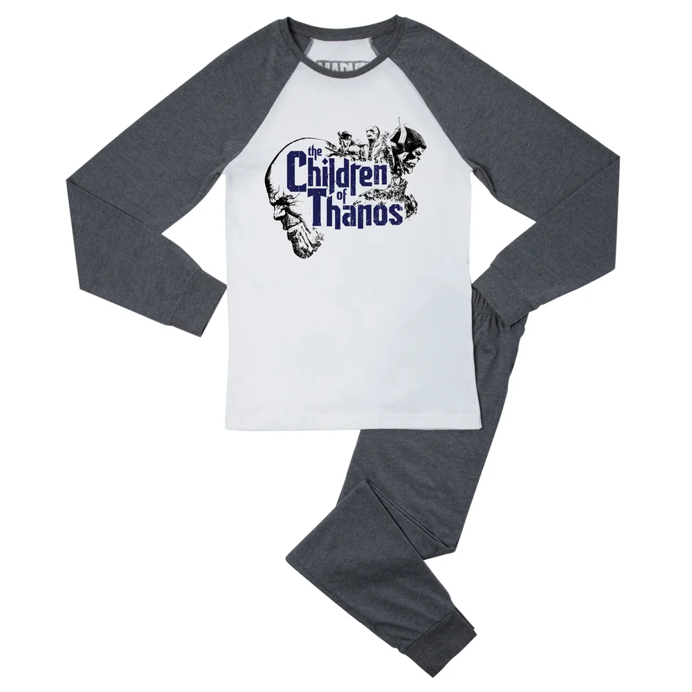 Marvel Children Of Thanos Men's Pyjama Set - Grey White - S Image 1