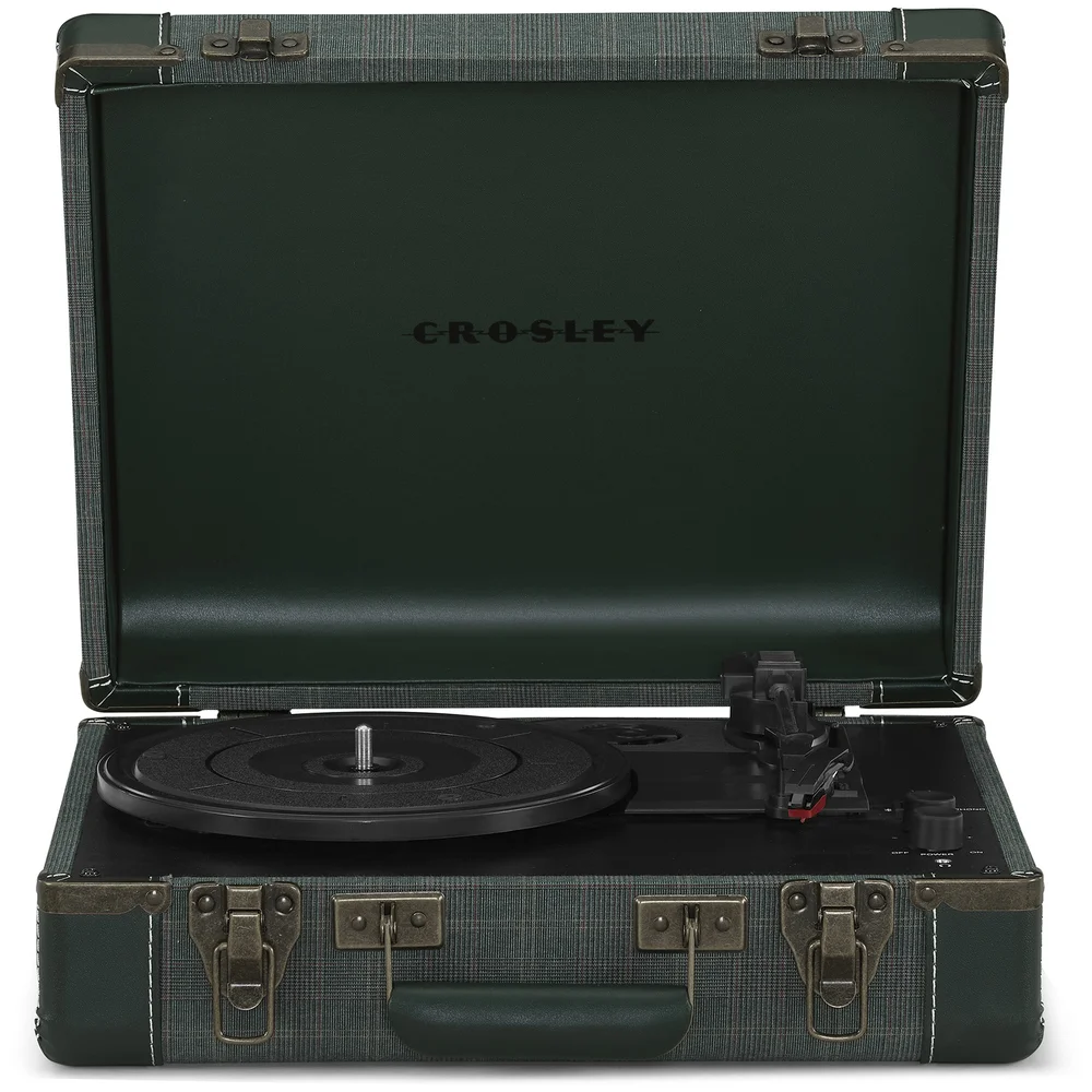 Executive Portable USB Turntable w/Bluetooth Out - Pine Image 1