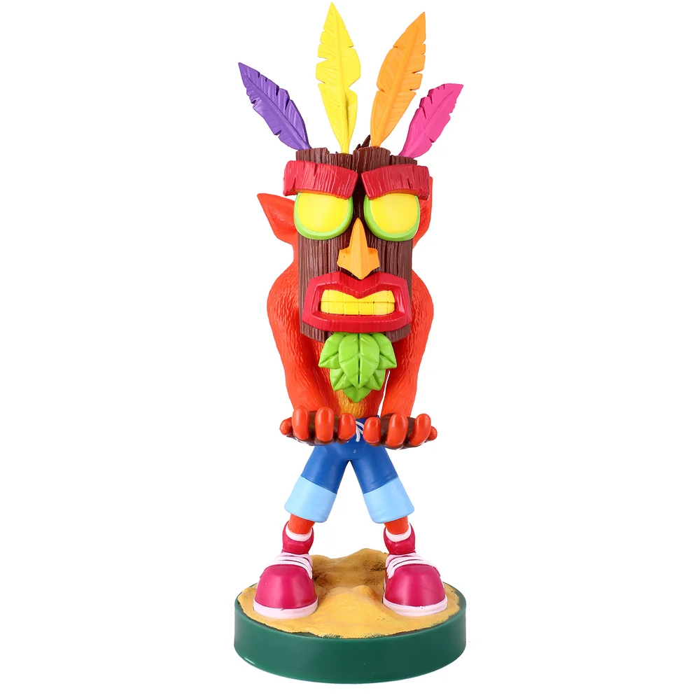 Crash Bandicoot Aku Aku Cable Guy 8 Inch Controller and Smartphone Stand Image 1