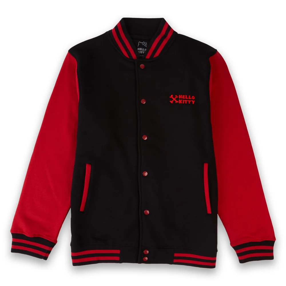 Hello Kitty Varsity Jacket - Black / Red - M - Noir Image 1