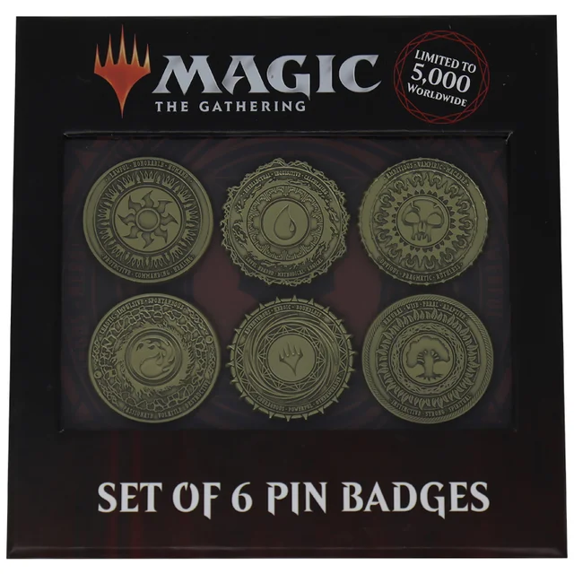 Magic the Gathering Limited edition set of 6 pins by Fanattik