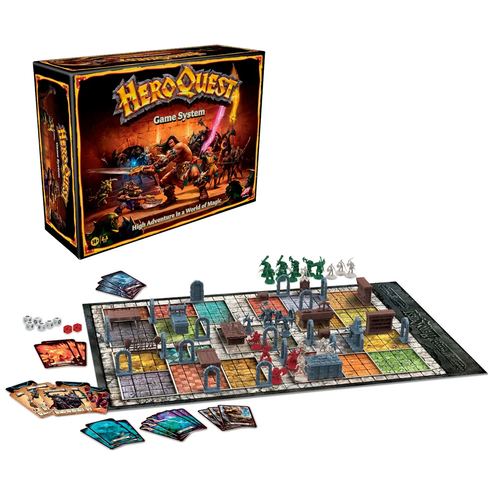 Jeu de Plateau Avalon Hill HeroQuest de Hasbro Image 1