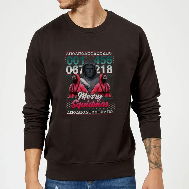 Squid Game Merry Squidmas Pull Unisexe - Noir
