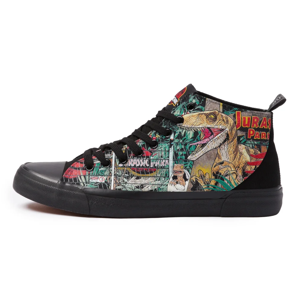 Akedo x Jurassic Park Coupe Montante pour Adultes - Noir - UK 3 / EU 35.5 / US Men's 3.5 / Women's 5 Image 1