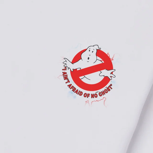Ghostbusters I Ain't Afraid Of No Ghost Sweatshirt - White