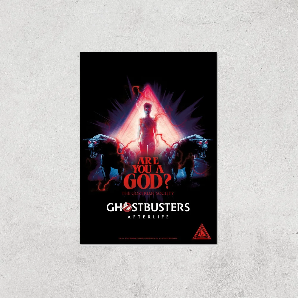 Ghostbusters Are You A God? Giclee Art Print - A4 - Print Only Image 1