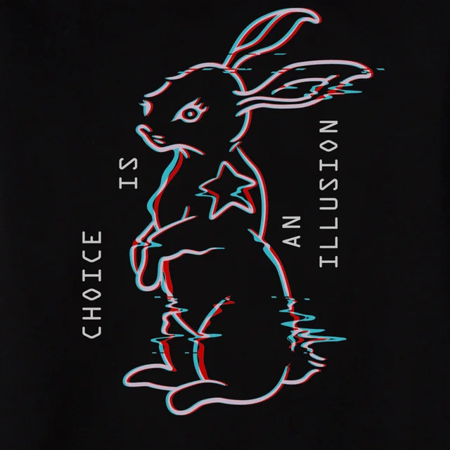 Matrix Choice Is An Illusion Unisex Hoodie - Black