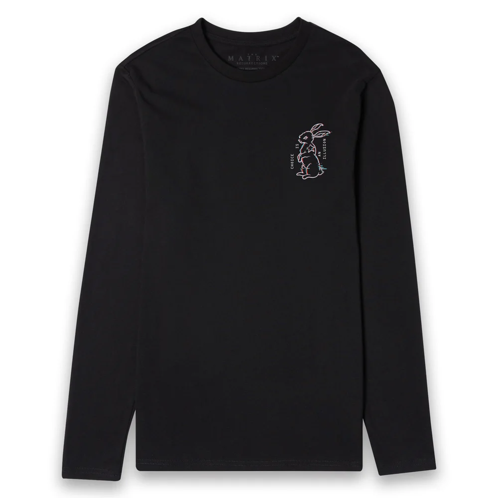 Matrix Choice Is An Illusion Unisex Long Sleeve T-Shirt - Black - S Image 1