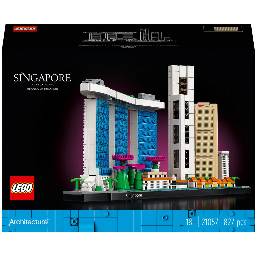 LEGO Architecture: Singapour, Maquette à Construire, Set pour Adultes (21057) Image 1