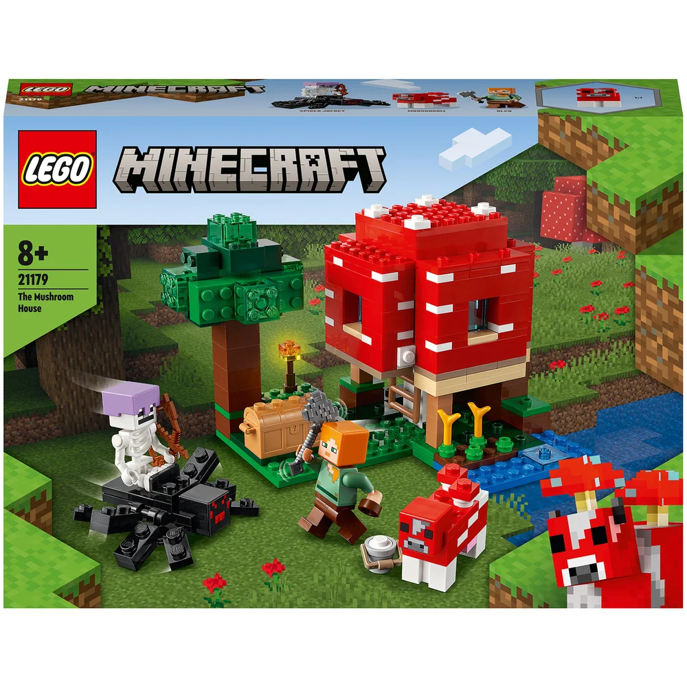 LEGO Minecraft: La Maison Champignon Set Jouet Maison, Cadeau pour Enfants dès 8 ans(21179) Image 1