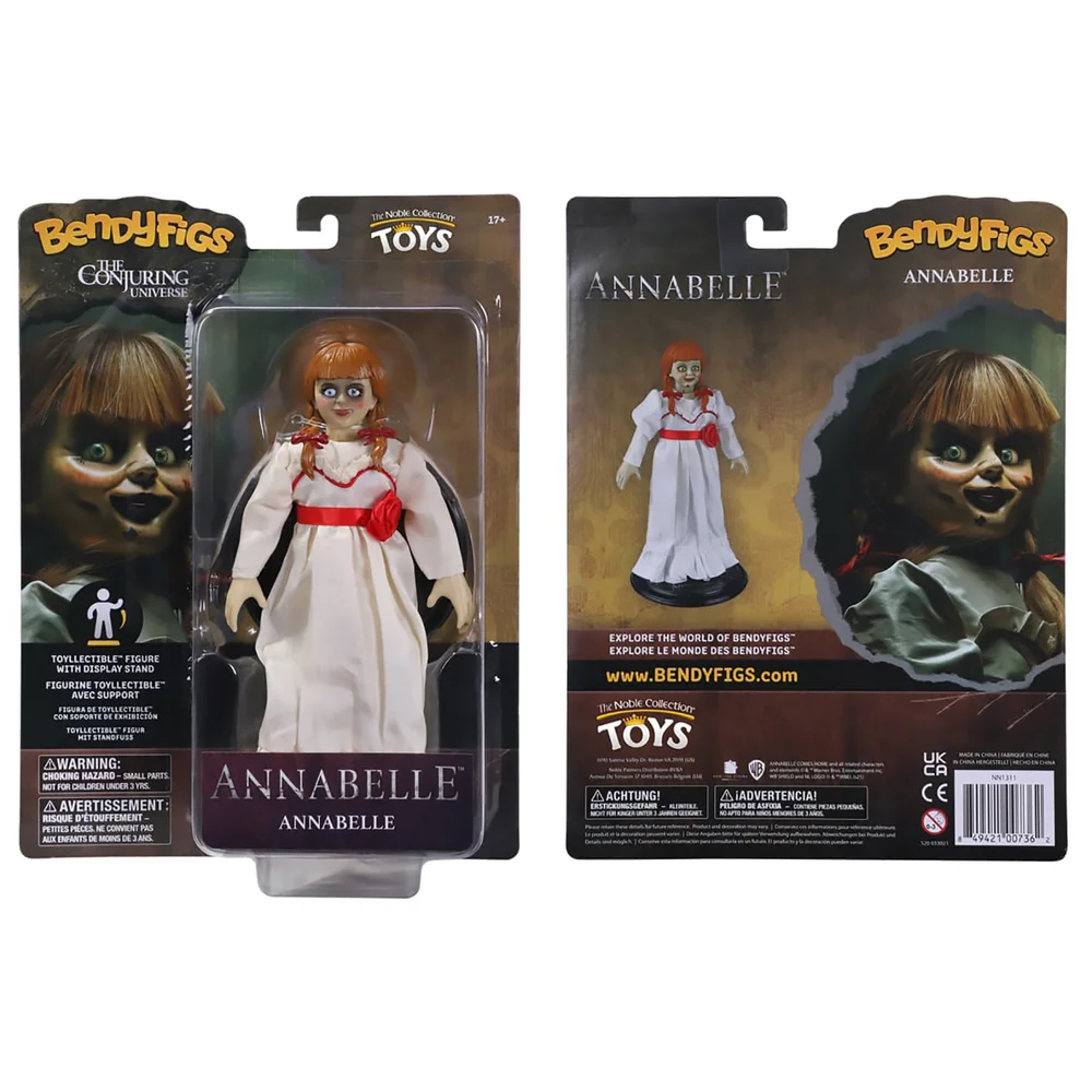 Noble Collection Annabelle BendyFig 7 Inch Action Figure Image 1