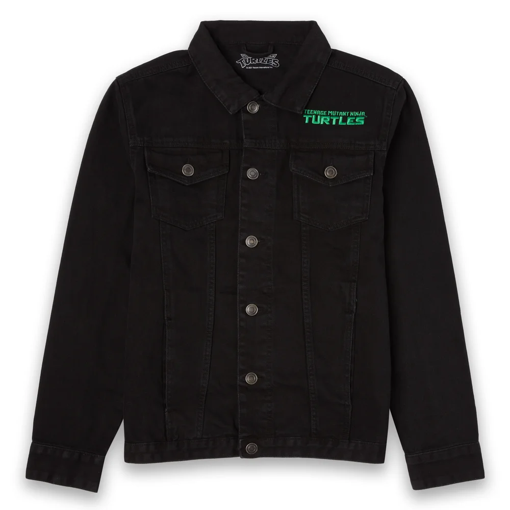 Teenage Mutant Ninja Turtles Collage Denim Jacket - Black - XS Image 1