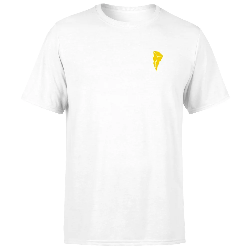 Power Rangers Disc Men's T-Shirt - White - S - Blanc Image 1