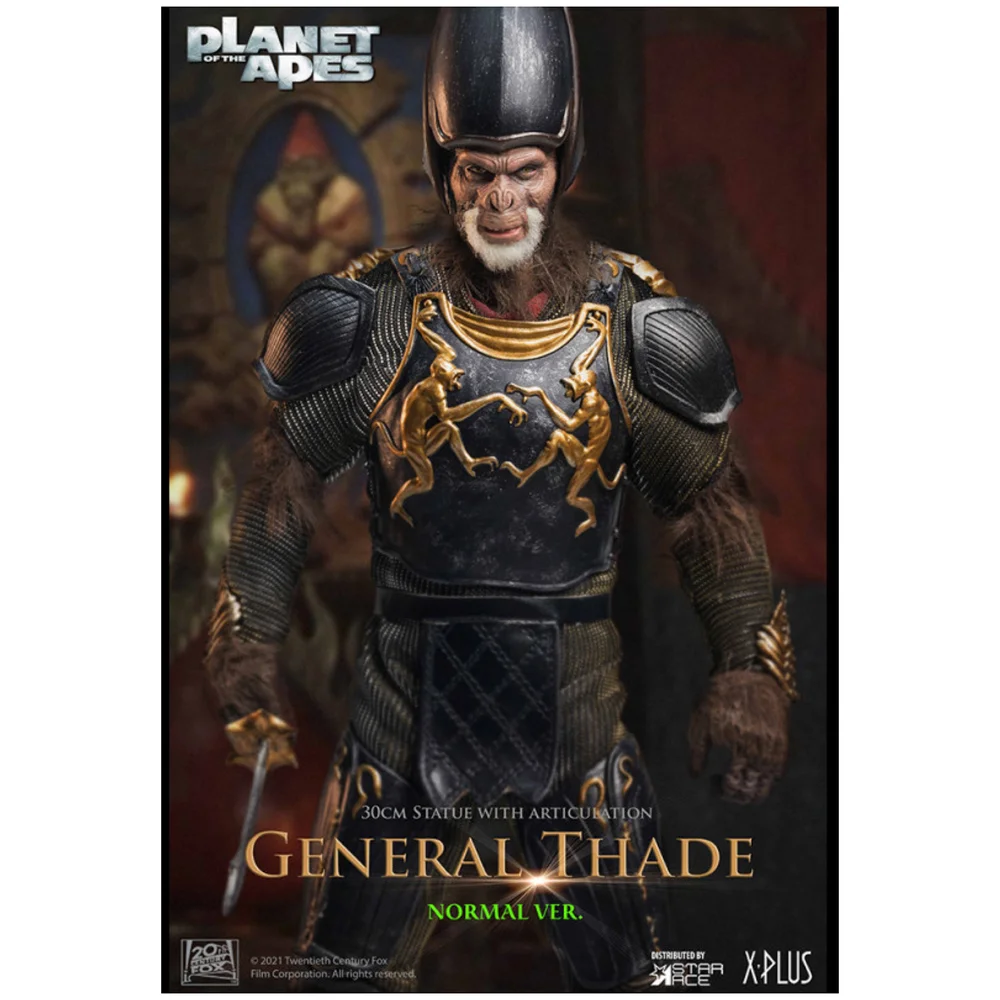 Star Ace Planet Of The Apes (2001) Super Vinyl Statue - General Thade Image 1