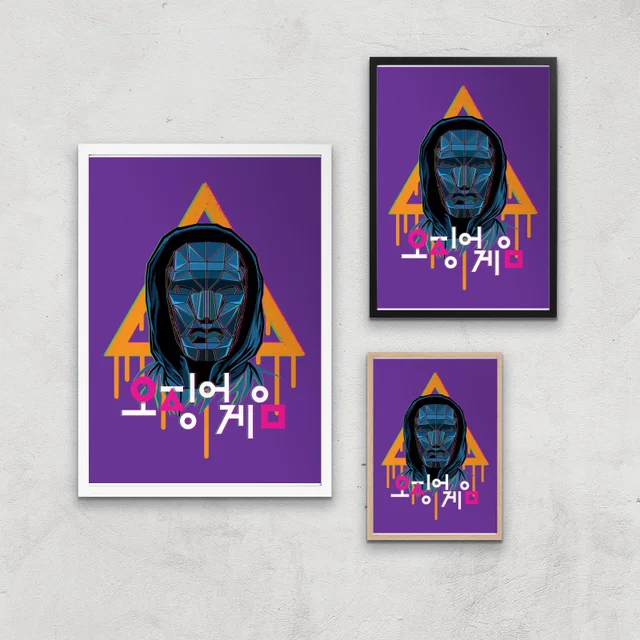 Squid Game Front Man Paint Giclee Art Print