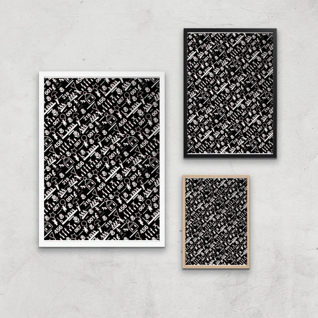 Squid Game Games Glitch Giclee Art Print