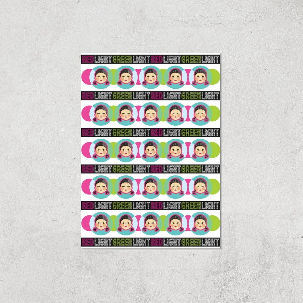 Squid Game Red Light Green Light Giclee Art Print - A2 - Print Only Image 1