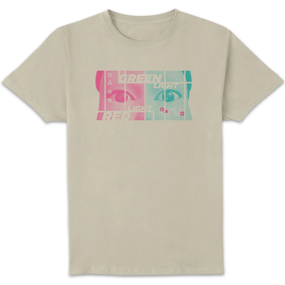 Squid Game Red Light Green Light Men's T-Shirt - Cream - L Image 1