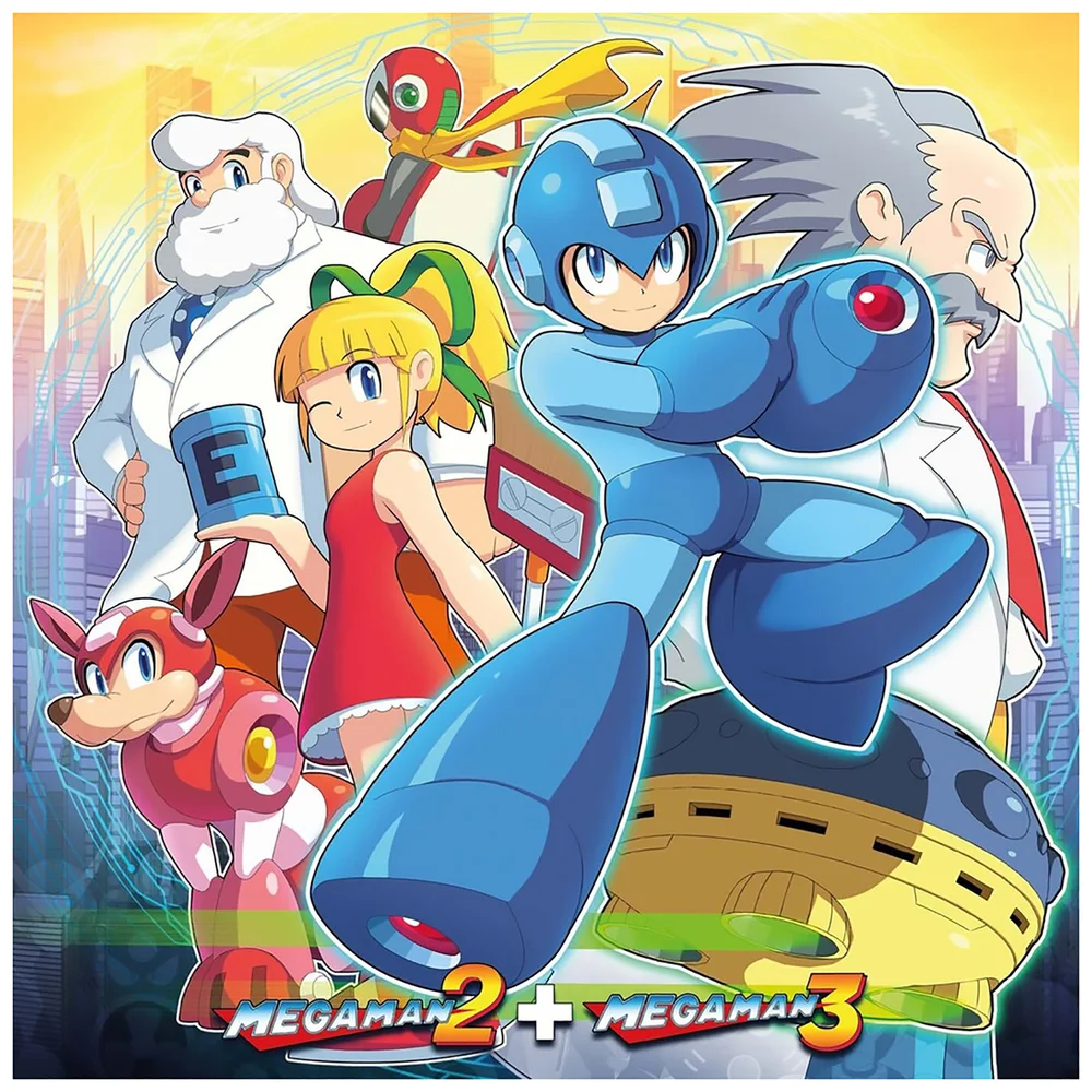 Laced Records - Mega Man 2 & 3 (Original Soundtrack) Vinyl 2LP Black Image 1