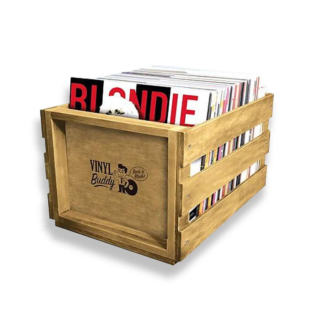 Vinyl Buddy LP Wood Crate Image 1