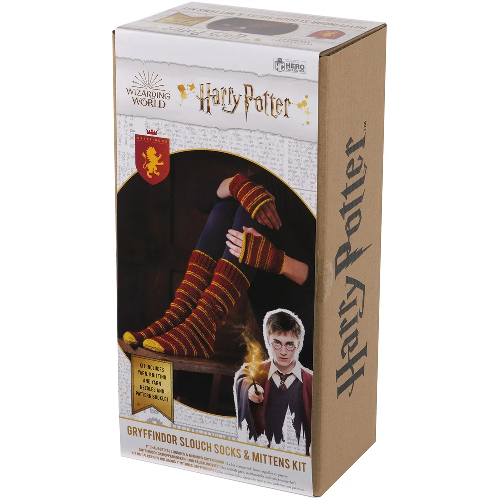 Eaglemoss Gryffindor Mittens & Slouch Socks Knit Kit Image 1