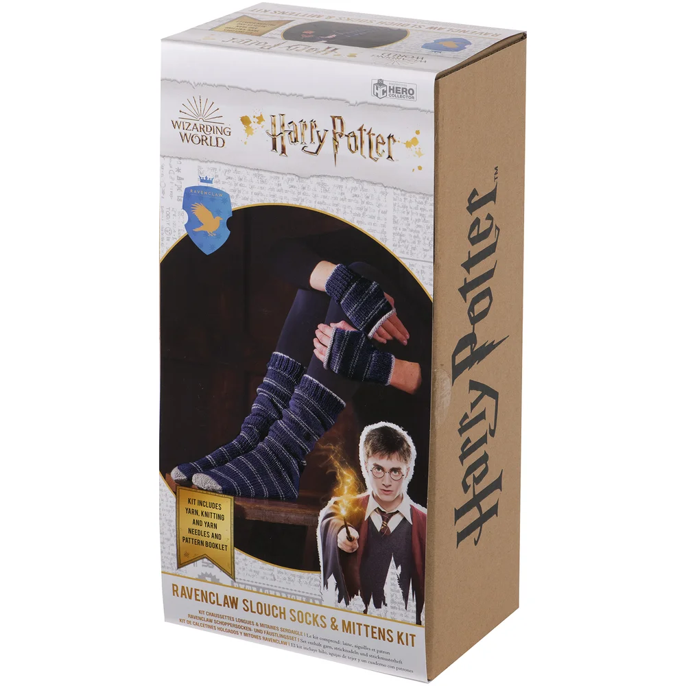Eaglemoss Ravenclaw Mittens & Slouch Socks Knit Kit Image 1