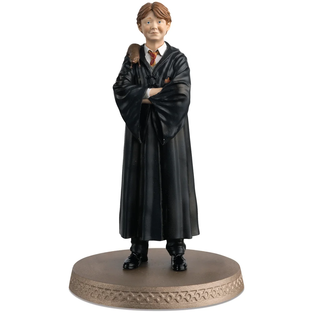 Eaglemoss Ron Weasley (With Scabbers) Figurine with Magazine Image 1