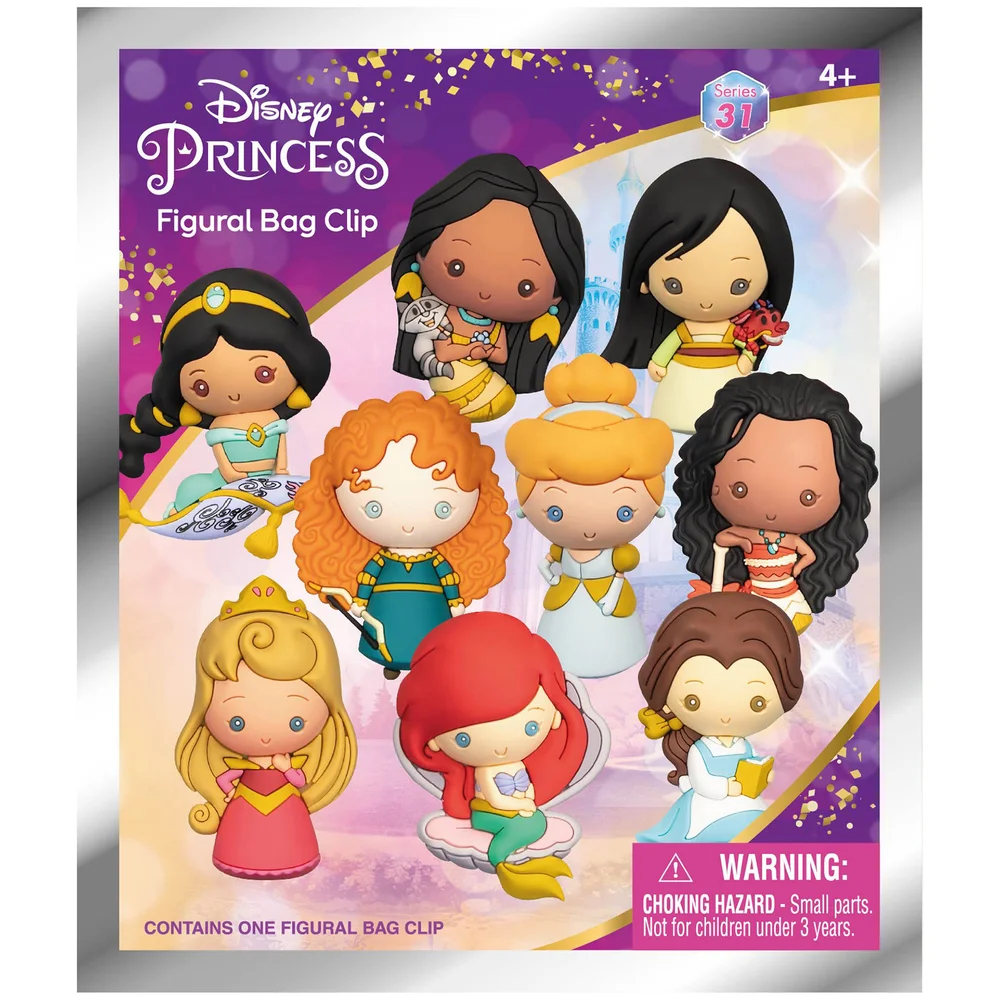 Disney Ultimate Princess 3D Foam Bag Clip Blind Bag Image 1