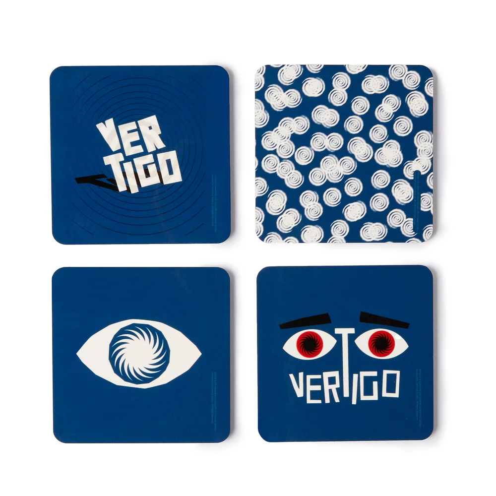 Hitchcock Vertigo Focused Set de sous-verres Image 1