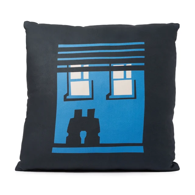 Hitchcock Rear Window Silhouette Coussin Carré